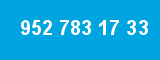 952 783 17 33 952 783 17 33